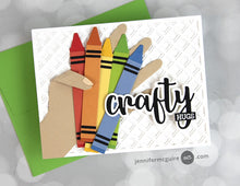 Load image into Gallery viewer, Honey Bee Stamps - Crafty Buzzword - Stamp Set and Die Set Bundle