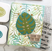 Load image into Gallery viewer, Honey Bee Stamps - Honey Cuts - Palm Frond A2 Cover Plate