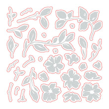 Load image into Gallery viewer, Honey Bee Stamps - Painted Blooms - Stamp Set and Die Set Bundle