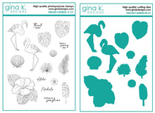 Load image into Gallery viewer, Gina K Designs - Fabulous Flamingos - Stamp Set and Die Set Bundle