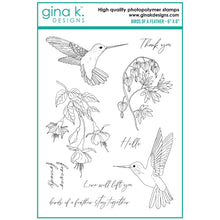 Load image into Gallery viewer, Gina K Designs - Birds of a Feather - Stamp Set and Die Set Bundle