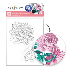 Load image into Gallery viewer, Altenew Stencil Art - Majestic Roses Layering Stencils alt11214
