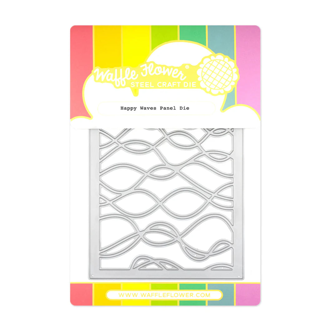 Waffle Flower - Happy Waves Texture Die