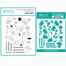 Load image into Gallery viewer, Gina K Designs - Ladybug Garden - Stamp Set and Die Set Bundle
