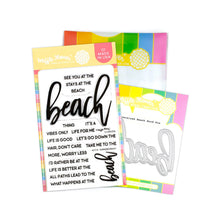 Load image into Gallery viewer, Waffle Flower - Oversized Beach Combo - Stamp Set and Die Set Bundle

