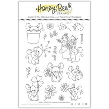 Load image into Gallery viewer, Honey Bee Stamps - Sweet Spring Mice - Stamp Set and Die Set Bundle
