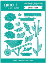 Load image into Gallery viewer, Gina K Designs - Daisies Bloom - Stamp Set, Die Set and Stencil Bundle
