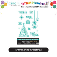 Load image into Gallery viewer, Gina K Designs - Poly-Glaze Foiling Sheets - Shimmering Christmas Stamptember 2025
