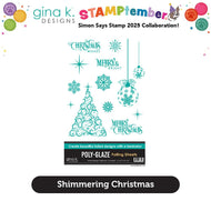 Gina K Designs - Poly-Glaze Foiling Sheets - Shimmering Christmas Stamptember 2025