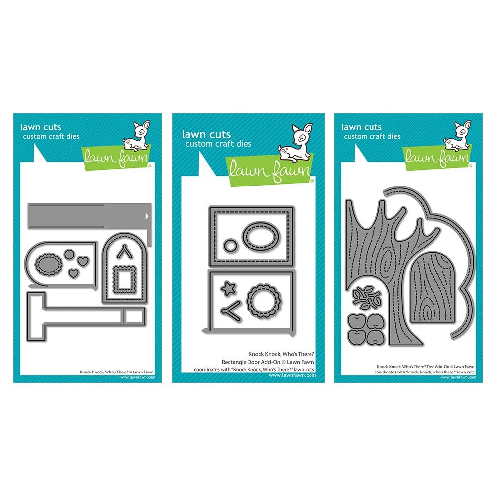 Lawn Fawn - Lawn Cuts - Dies - Knock Knock, Who’s There? Bundle