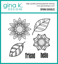 Load image into Gallery viewer, Gina K Designs - Spring Doodles Stamp and Die Set
