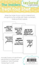 Load image into Gallery viewer, Taylored Expressions - The Insiders: Treat Your Shelf
