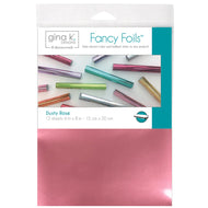 Gina K Designs - Therm O Web - Dusty Rose Fancy Foils Matte Finish