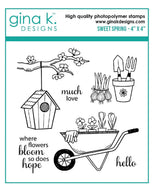 Gina K Designs - Sweet Spring - Stamp Set and Die Set Bundle