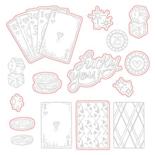 Load image into Gallery viewer, Honey Bee Stamps - Royal Flush - Stamp Set and Die Set Bundle
