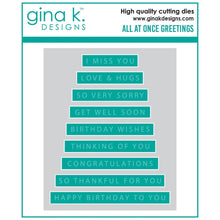 Load image into Gallery viewer, Gina K Designs - All At Once - Spring Celebrations - Stamp Set and Die Set Bundle
