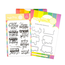Load image into Gallery viewer, Waffle Flower - Birthday Wishes Combo - Stamp Set and Die Set Bundle
