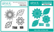 Gina K Designs - Spring Doodles Stamp and Die Set