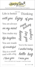 Load image into Gallery viewer, Honey Bee Stamps - Small Card, Big Hug - Stamp Set, Die Set and Hot Foil Plates Bundle
