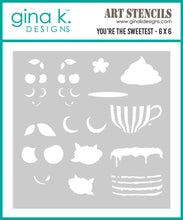 Load image into Gallery viewer, Gina K Designs - You’re the Sweetest - Stamp Set, Die Set and Stencil Bundle

