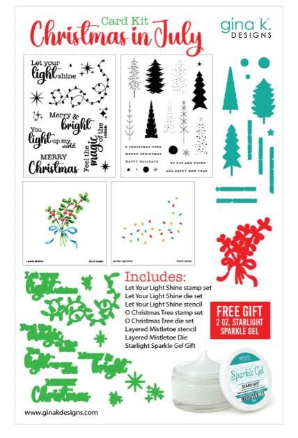 Gina K Designs - Christmas in July Card Kit