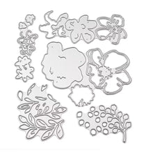 Load image into Gallery viewer, Recollections Die Set Bundle - Poppy Flowers, Tropical Leaves, Fall Leaves
