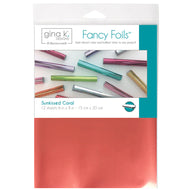 Gina K Designs - Therm O Web - Sunkissed Coral Fancy Foils Matte Finish