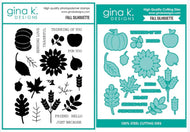 Gina K Designs - Fall Silhouette - Stamp Set and Die Set Bundle