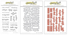 Load image into Gallery viewer, Honey Bee Stamps - Small Card, Big Hug - Stamp Set, Die Set and Hot Foil Plates Bundle
