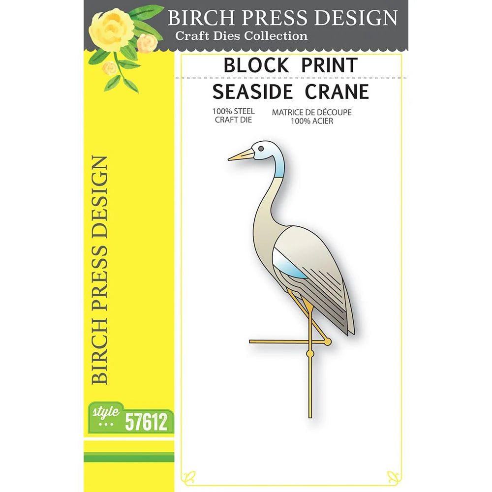 Birch Press Design - Block Print Seaside Crain - Style 57612