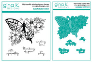 Gina K Designs - Blooming Butterflies - Stamp Set and Die Set Bundle