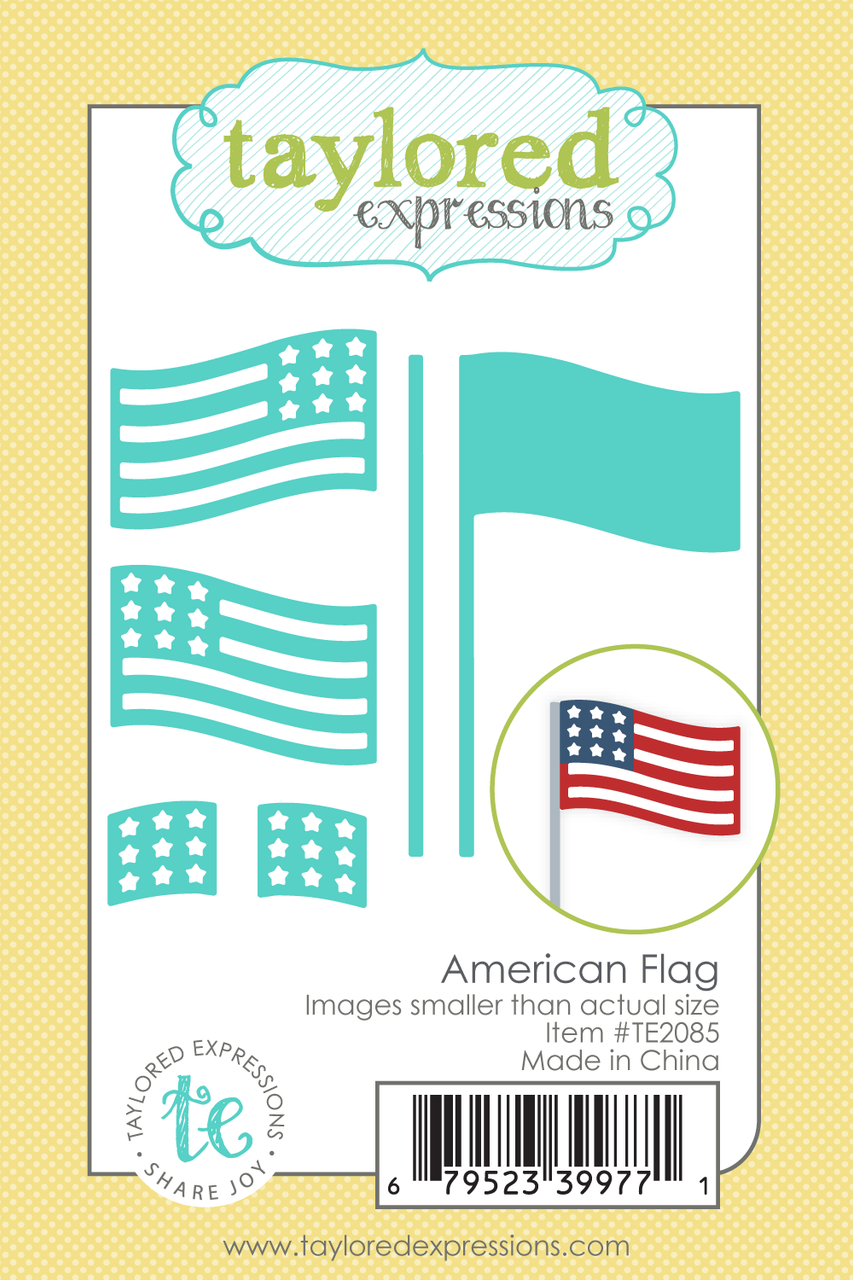 Taylored Expressions - American Flag - Die set