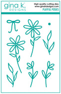 Gina K Designs - Playful Posies Dies
