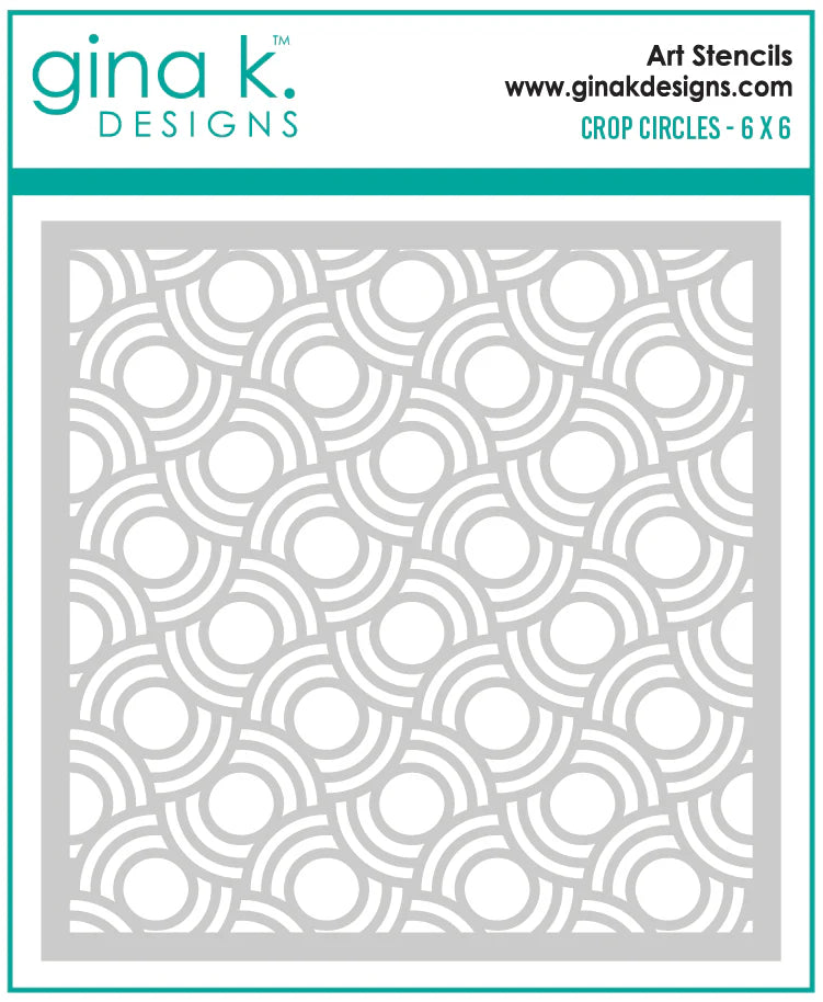 Gina K Designs - Stencil - Crop Circles