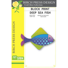 Load image into Gallery viewer, Birch Press Design - Block Print - Deep Sea Fish - Style 57614
