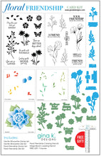 Load image into Gallery viewer, Gina K Designs - Floral Friendship Card Kit
