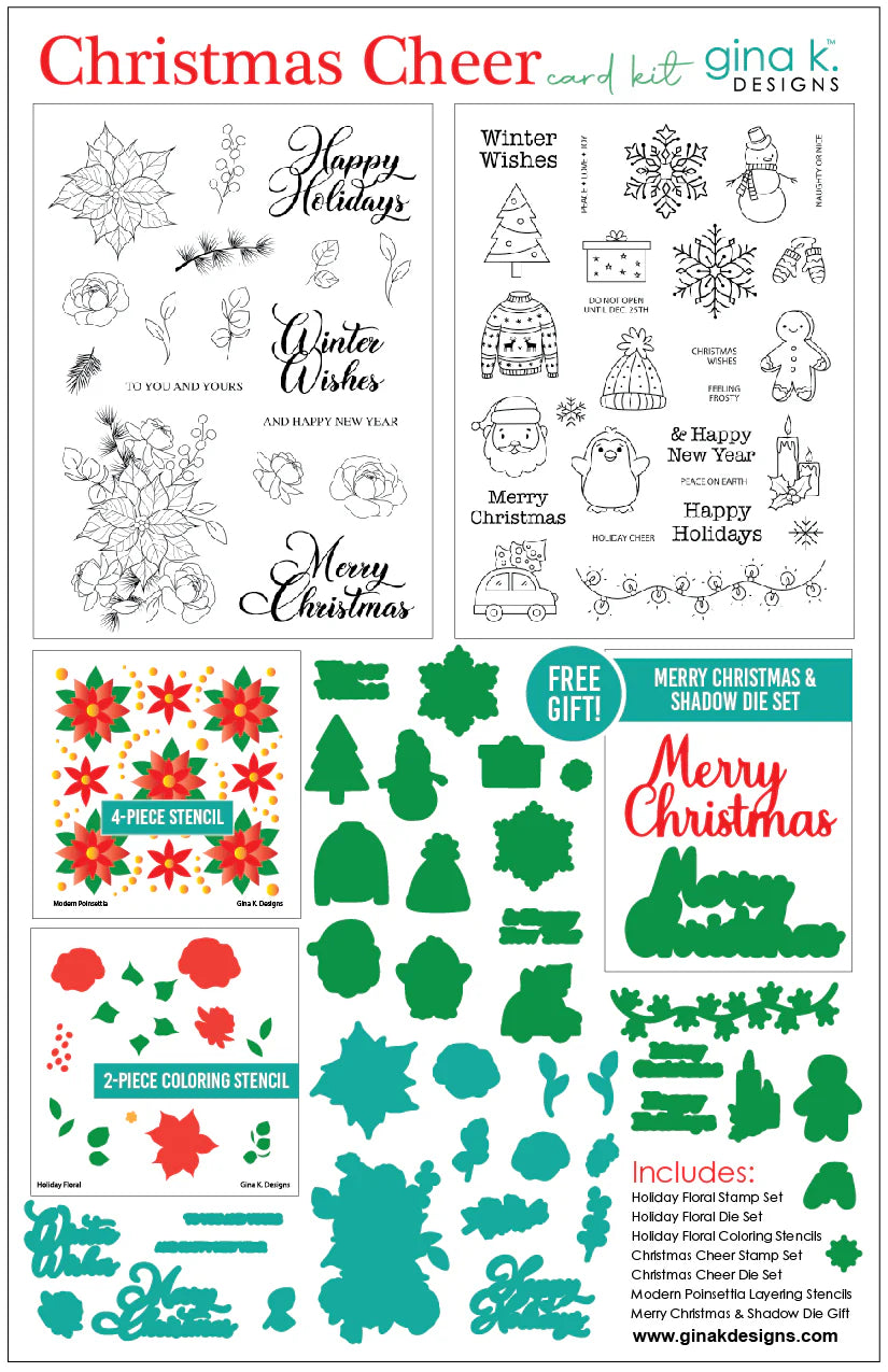 Gina K Designs - Christmas Cheer Card Kit