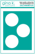 Gina K Designs - Circle Windows Plate