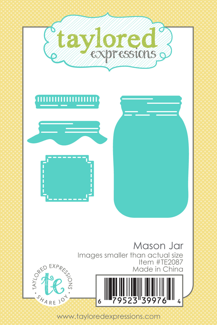Taylored Expressions - Mason Jar - Die set