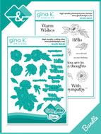 Gina K Designs - Delicate Dahlias - Stamp Set and Die Set Bundle