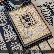 Load image into Gallery viewer, Stampers Anonymous - Tim Holtz - Layering Stencil - Bones
