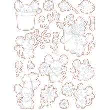 Load image into Gallery viewer, Honey Bee Stamps - Sweet Spring Mice - Stamp Set and Die Set Bundle
