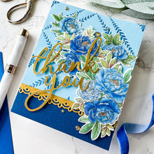 Load image into Gallery viewer, Pinkfresh Studio - Peony Perfection - Stamp Set, Die Set, Stencil Set and Washi Tape Bundle
