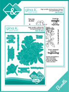 Gina K Designs - Trust The Magic - Stamp Set and Die Set Bundle