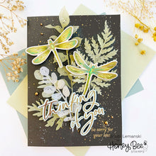 Load image into Gallery viewer, Honey Bee Stamps - Dragonfly - Stamp Set and Die Set Bundle
