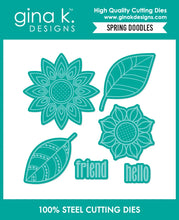 Load image into Gallery viewer, Gina K Designs - Spring Doodles Stamp and Die Set

