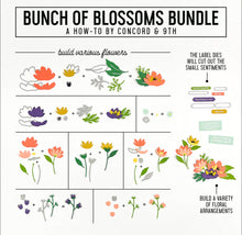 Load image into Gallery viewer, Concord &amp; 9th - Bunch of Blossoms - Stamp and Die Bundle
