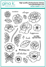 Load image into Gallery viewer, Gina K Designs - Special Flowers Stamp Set
