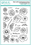 Gina K Designs - Special Flowers Stamp Set