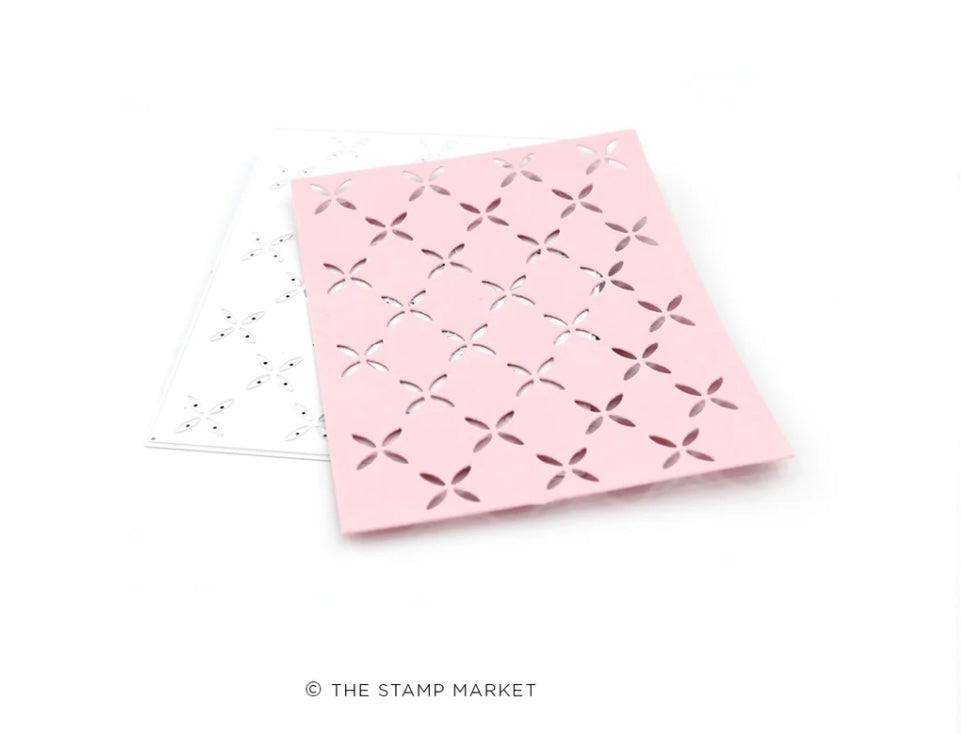 The Stamp Market - Quatre Flower Cover Die